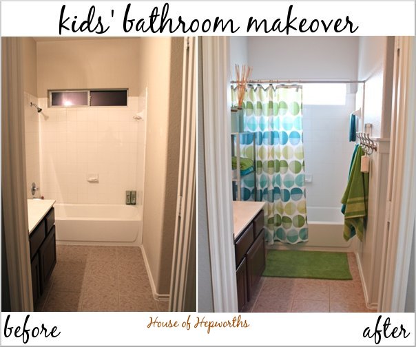 Kids' bathroom makeover - brighter and more storage - LIFE