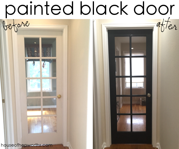 painting interior doors before after