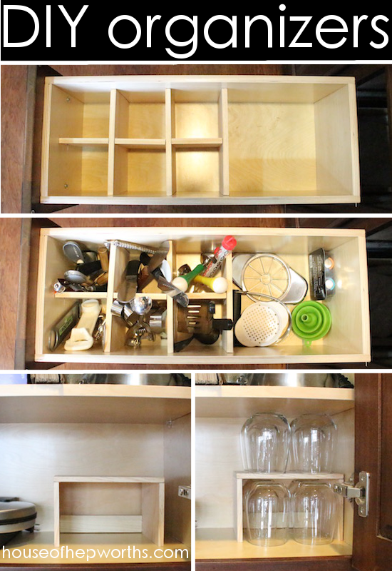 Kitchen Cabinet Organizers: DIY Dividers